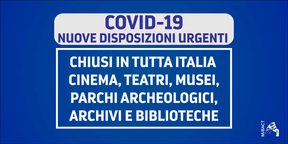 Nuovo DPCM: musei di nuovo chiusi